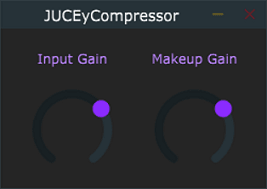 A basic compressor plugin that only controls the volume.