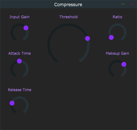 A basic compressor plugin.