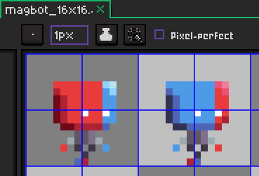 Larger version of character for use in Godot